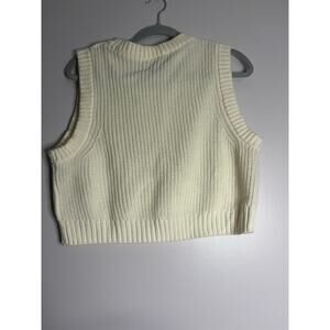 H&M cropped sweater vest - XL